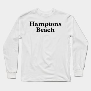 Hamptons Beach Long Sleeve T-Shirt